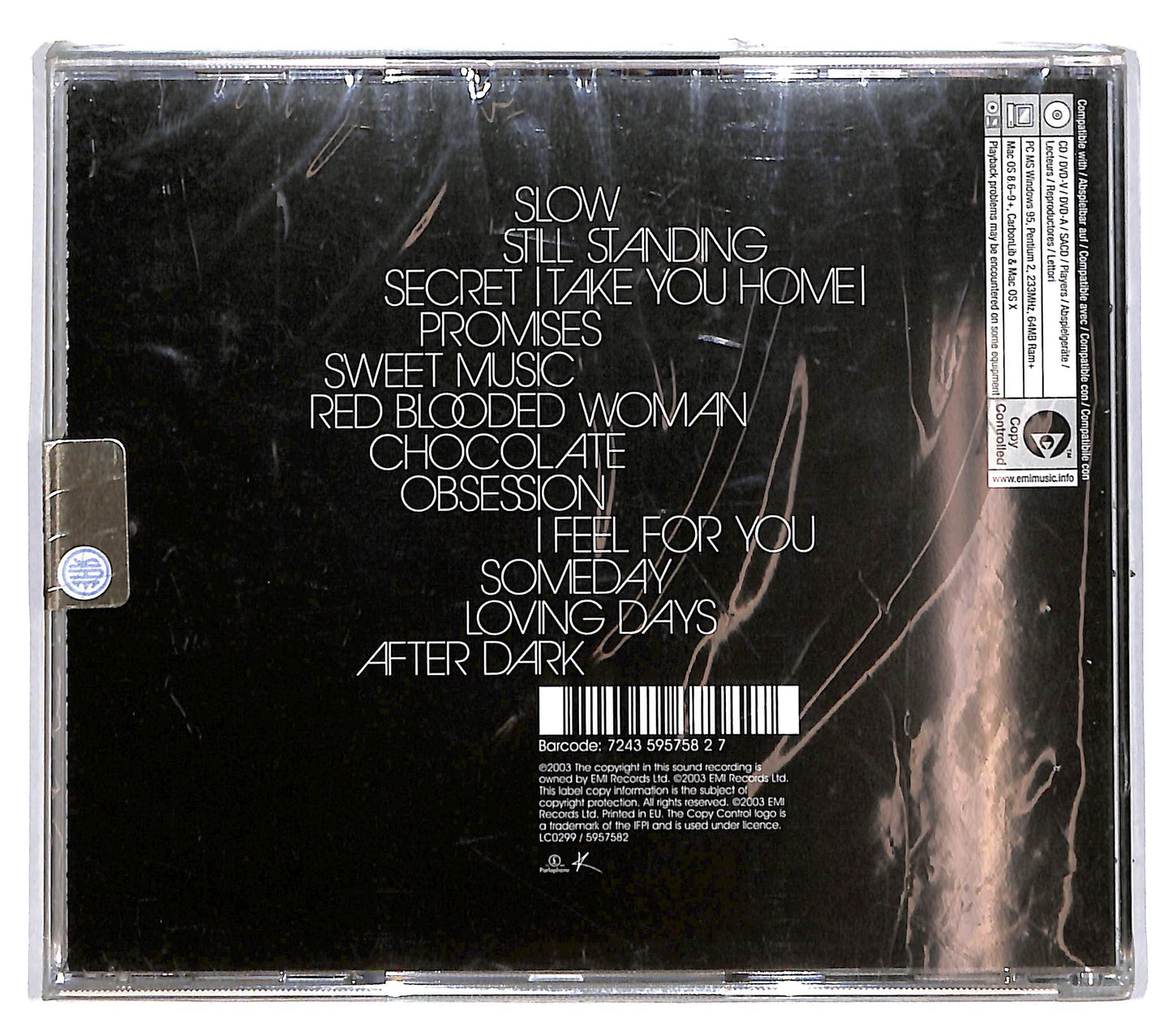 EBOND Kylie - Body Language CD CD039960