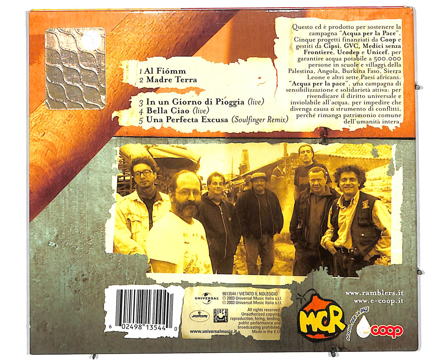 EBOND Modena City Ramblers - Gocce CD CD040157