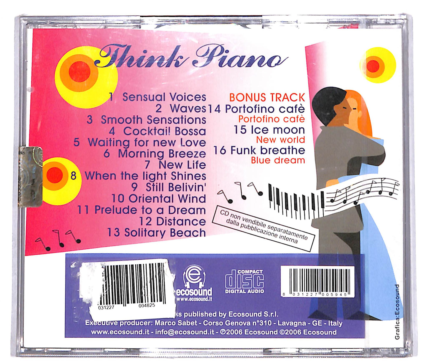 EBOND think piano - 79 minuti di musica CD CD040233
