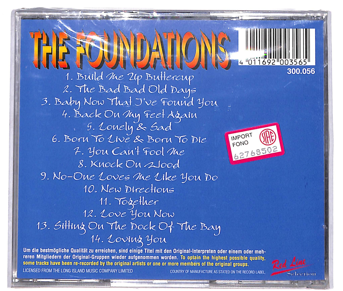 EBOND The Foundations - Greatest Hits CD CD040239