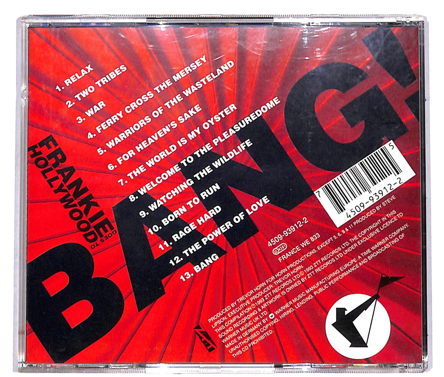 EBOND Frankie Goes To Hollywood - Bang!... The Greatest Hits Of Frankie Goes To Hollywood CD CD040415