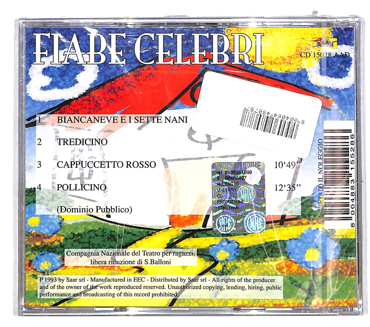 EBOND Various - Fiabe Celebri CD CD040615