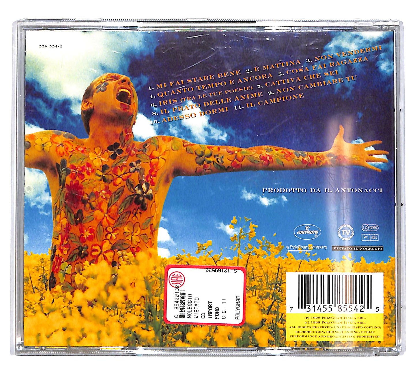 EBOND Biagio Antonacci - Mi Fai Stare Bene CD CD040627