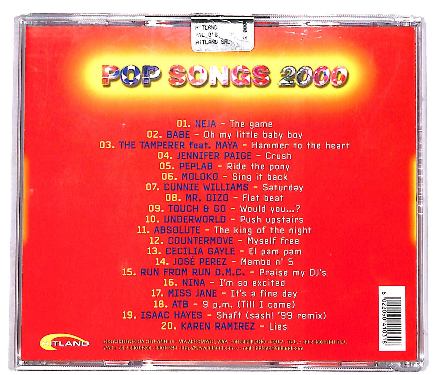EBOND Pop Songs 2000 CD CD040711