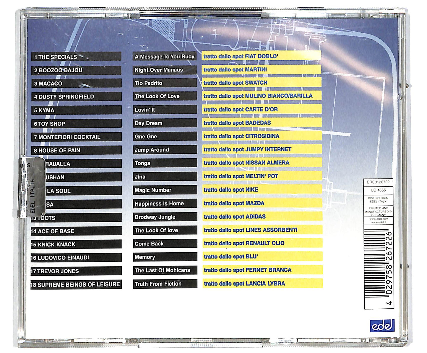 EBOND Spot Collection Volume 1 CD CD040817