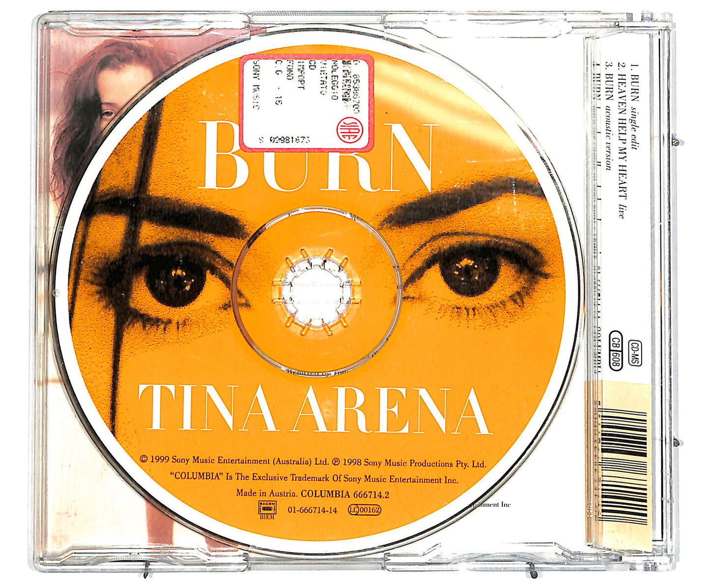 EBOND Tina Arena - Burn CD CD040825