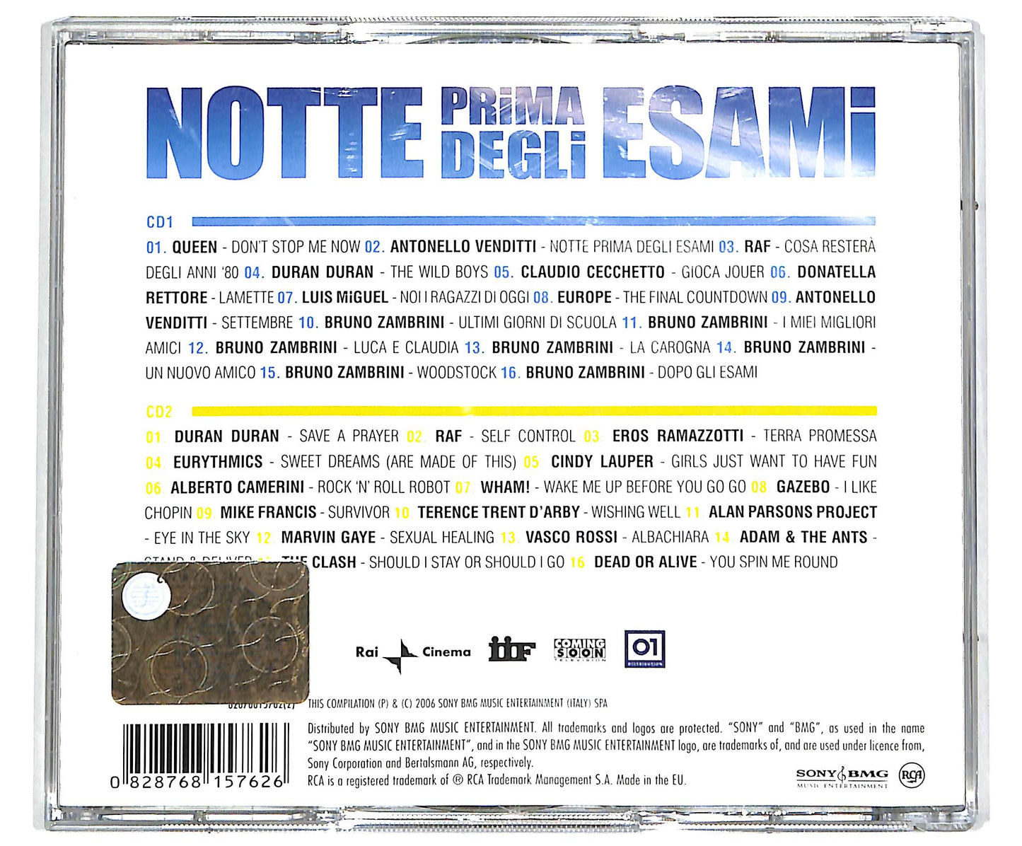 EBOND Notte Prima Degli Esami CD CD040826
