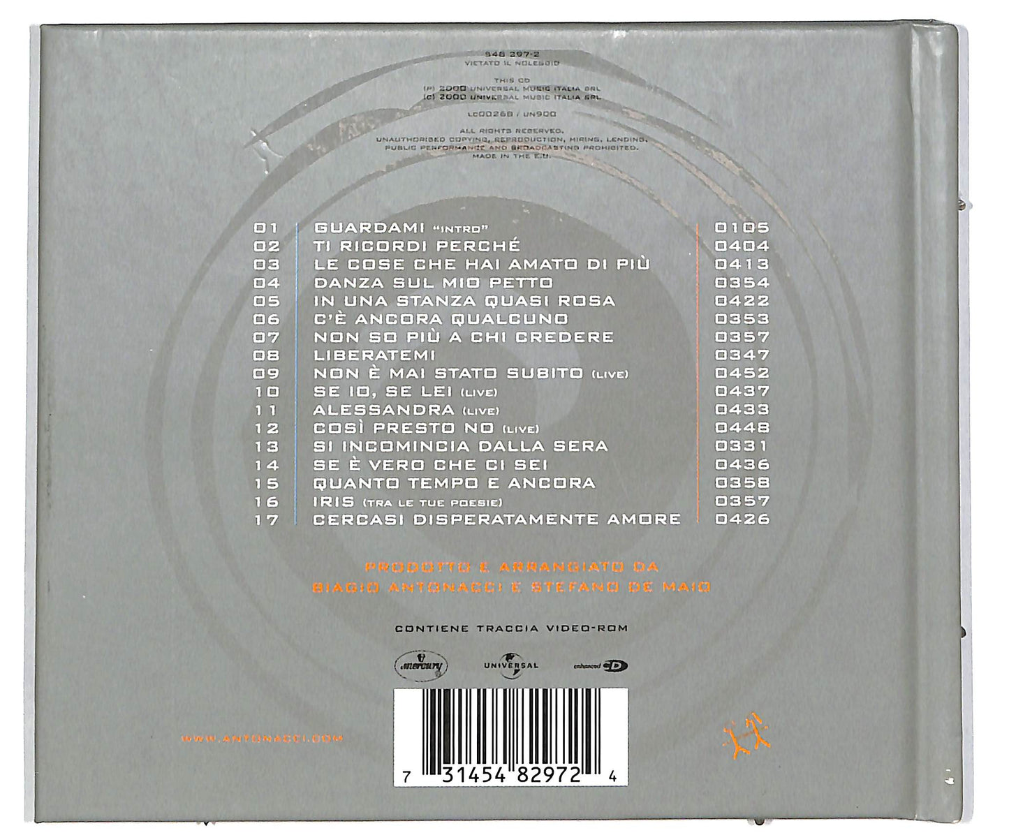 EBOND Biagio Antonacci - Tra Le Mie Canzoni CD CD040862