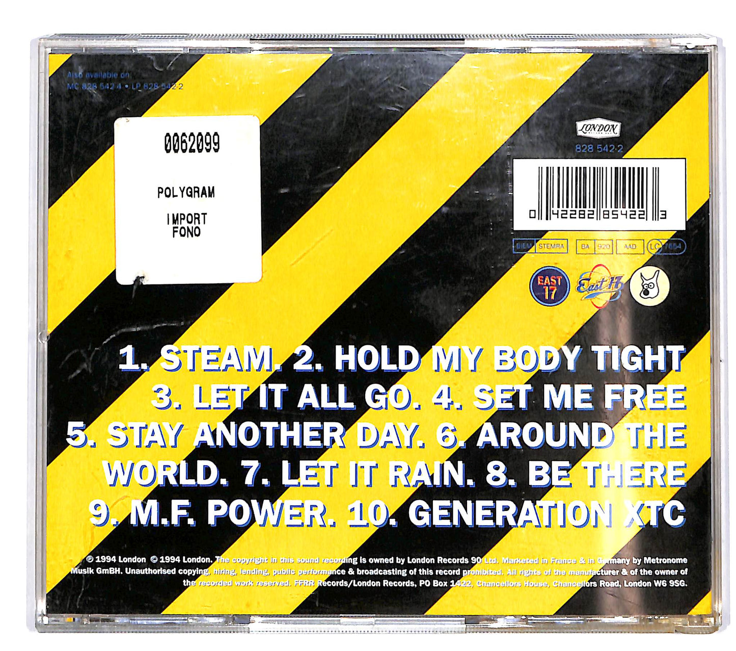 EBOND East 17 - Steam CD CD040905