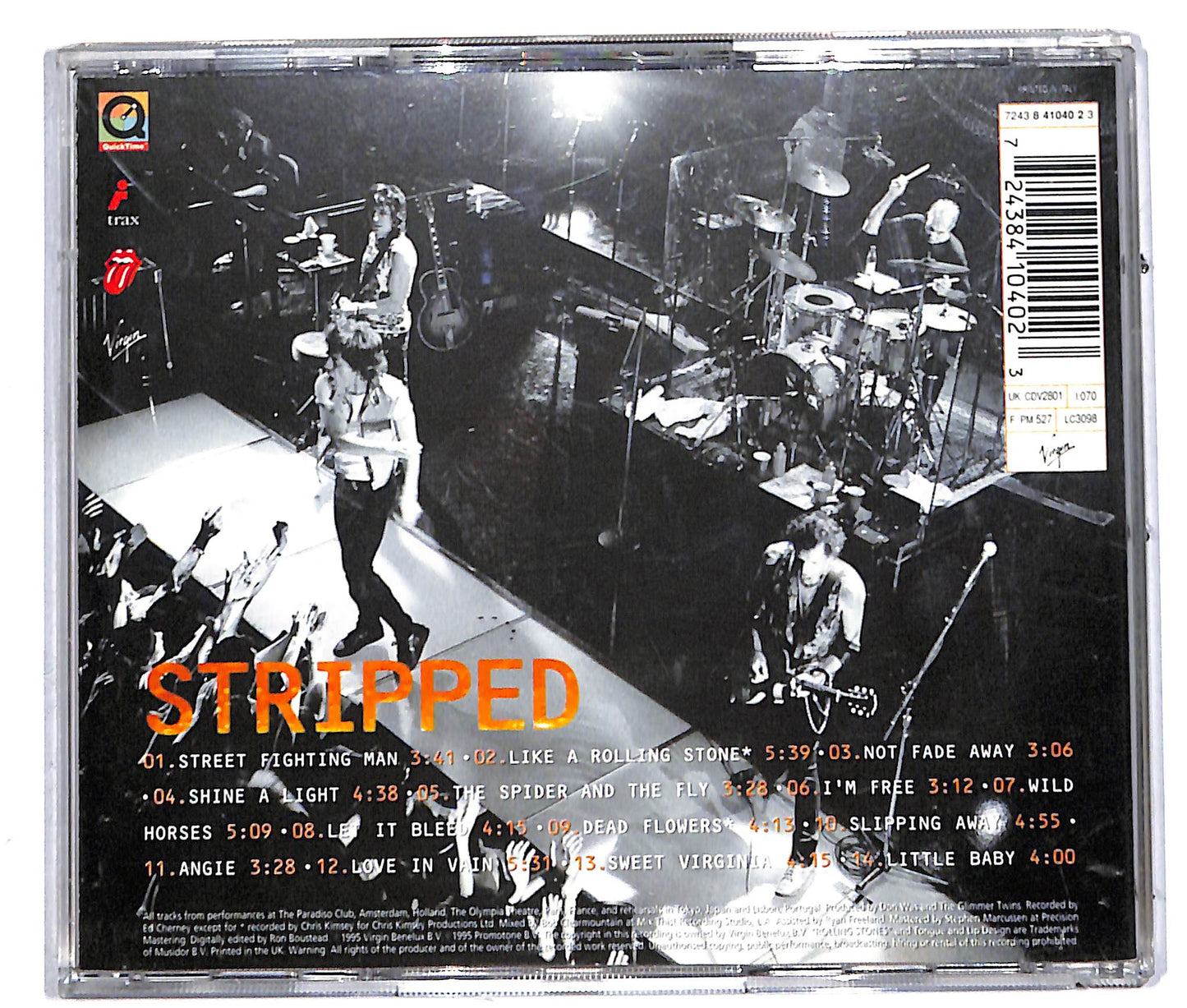 EBOND The Rolling Stones - Stripped CD CD041023