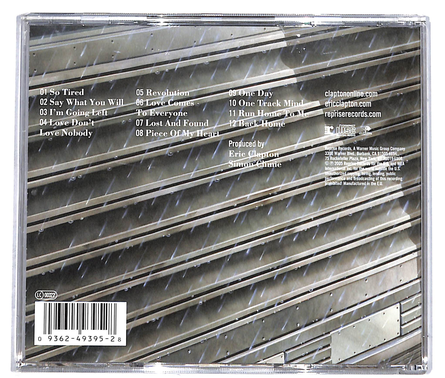 EBOND Eric Clapton - Back Home CD CD041033