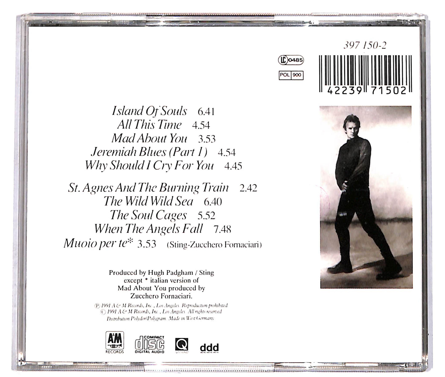 EBOND sting the soul cages CD CD041058