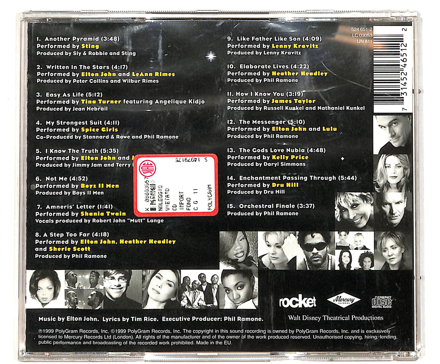 EBOND Elton John And Tim Rice - Aida CD CD041120