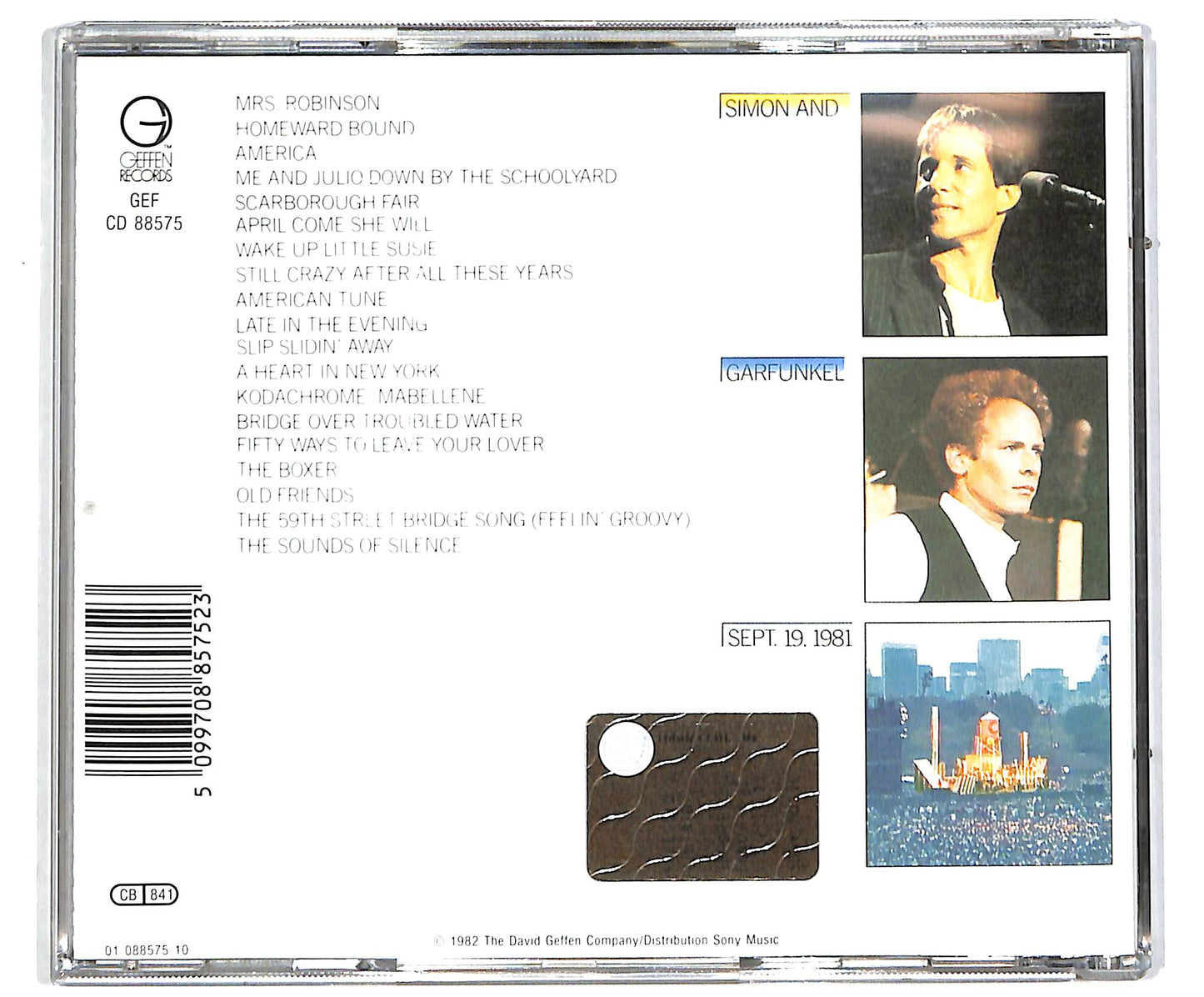 EBOND Simon & Garfunkel - The Concert In Central Park CD CD041144