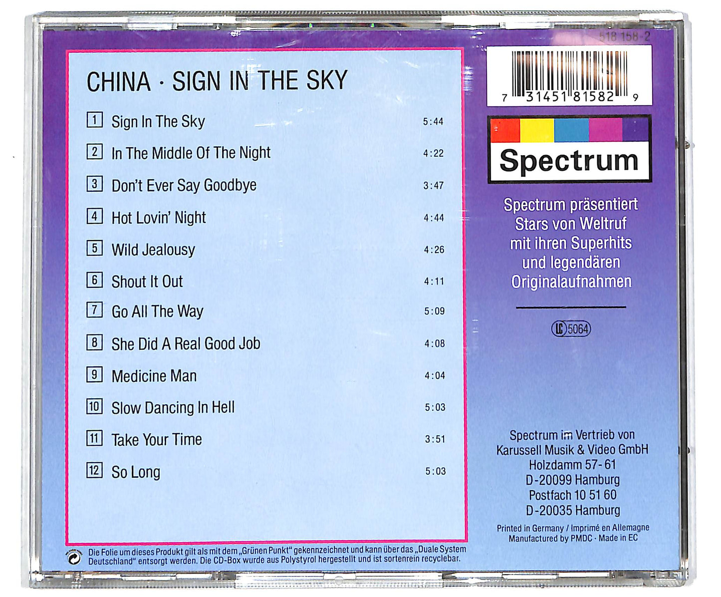 EBOND China - Sign In The Sky (Best Of) CD CD041148