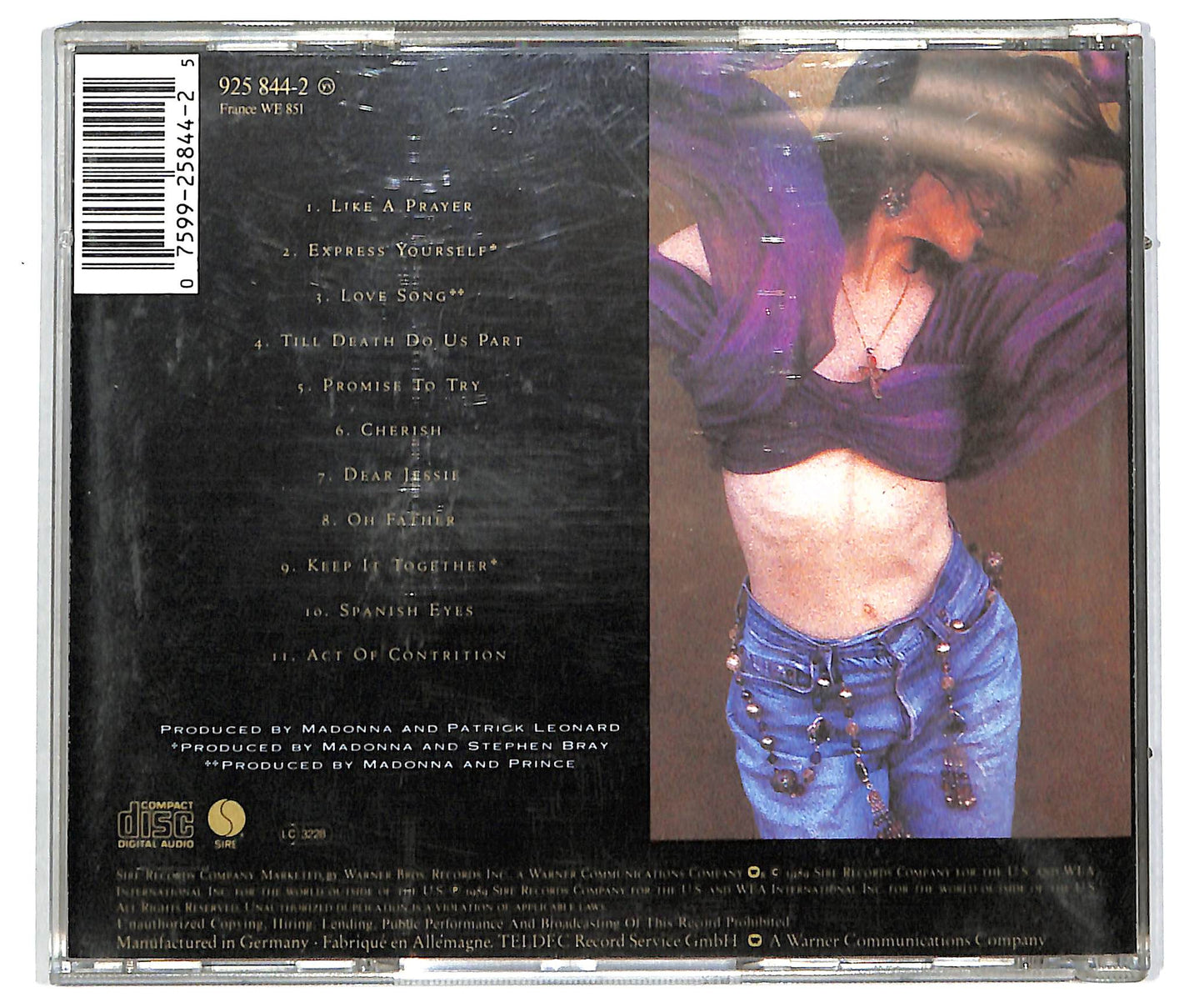 EBOND Madonna - Like A Prayer CD CD041154