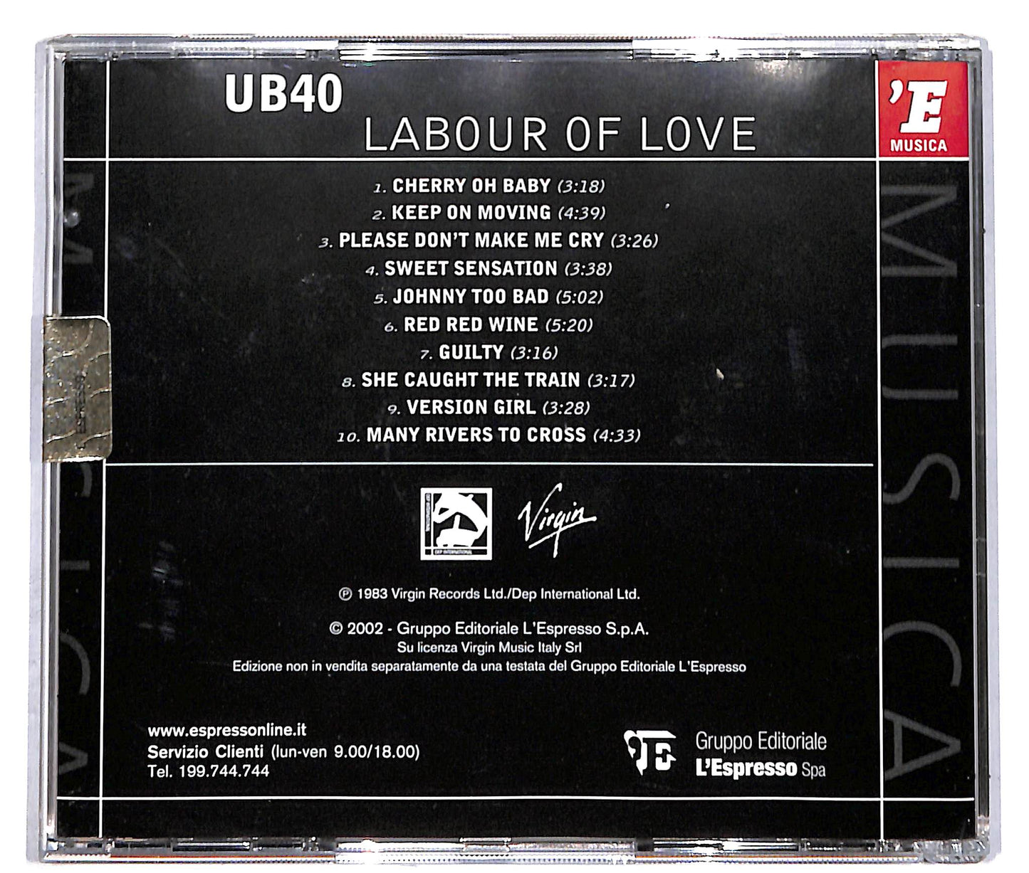 EBOND Labour Of Love CD CD041221