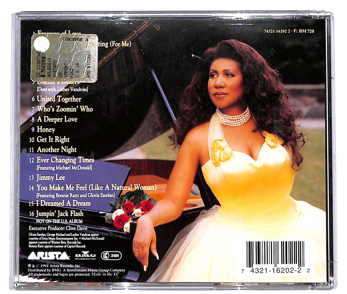 EBOND Aretha Franklin - Greatest Hits (1980-1994) CD CD041228