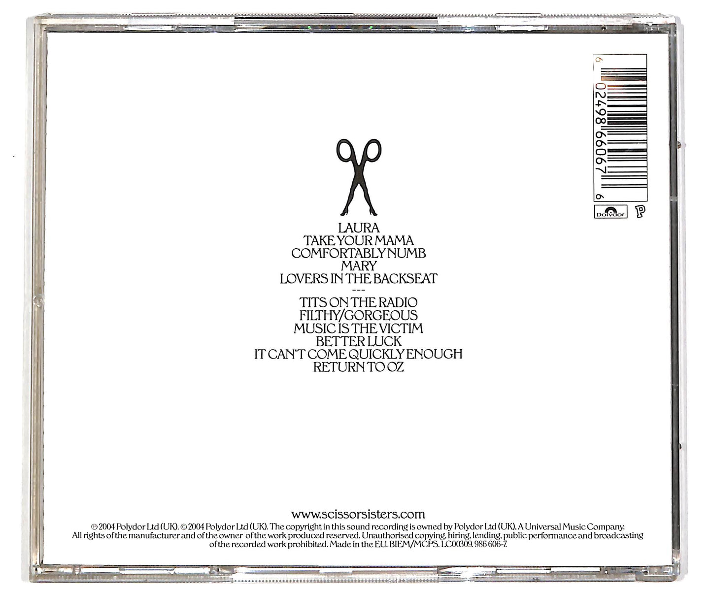 EBOND Scissor Sisters - Scissor Sisters CD CD041303