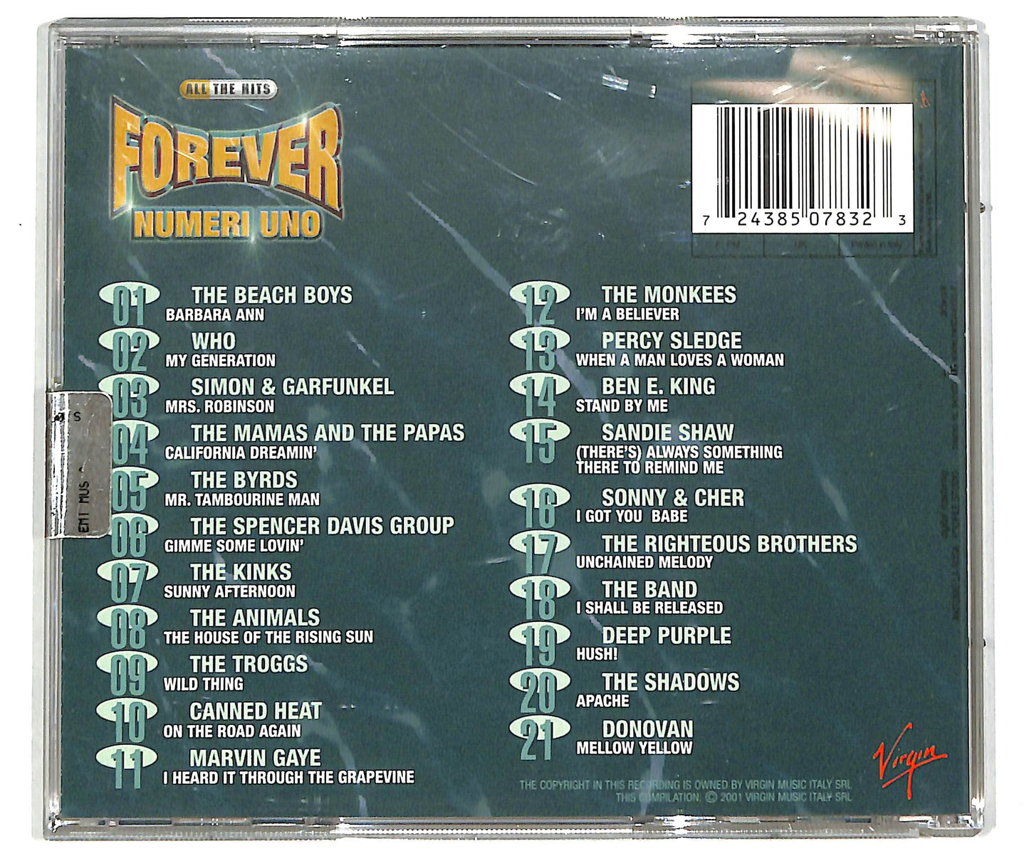 EBOND Forever Numeri Uno (All The Hits) CD CD041326