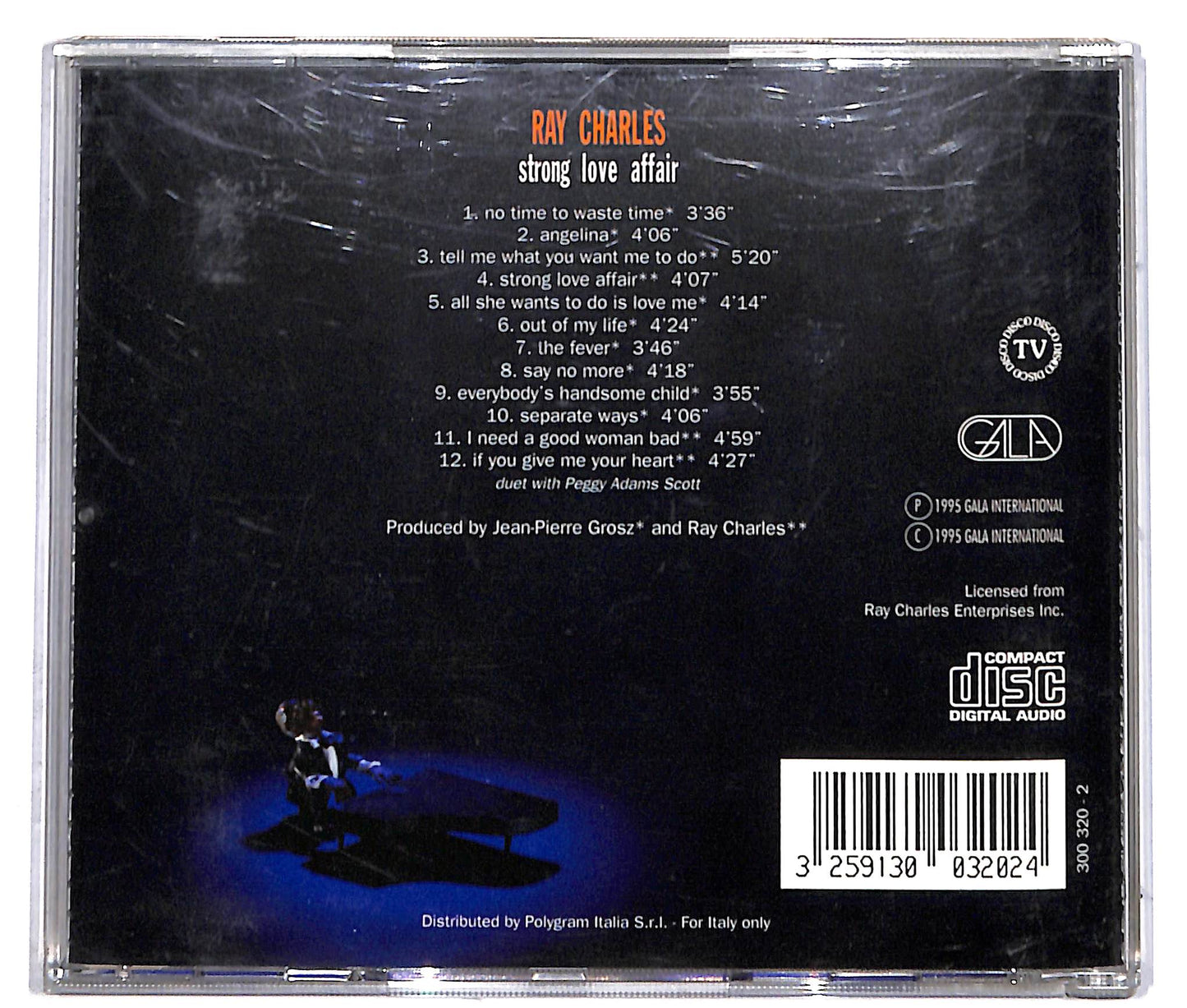 EBOND Ray Charles - Strong Love Affair CD CD041403