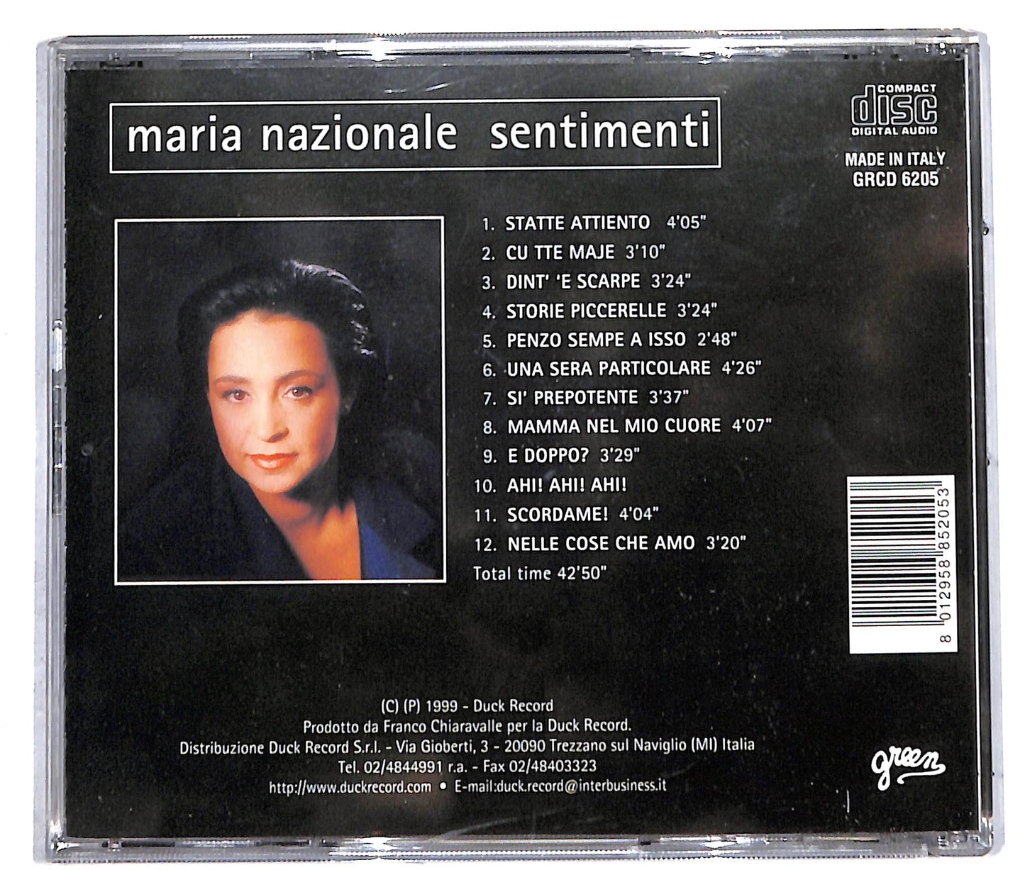 EBOND Maria Nazionale - Sentimenti CD CD041415
