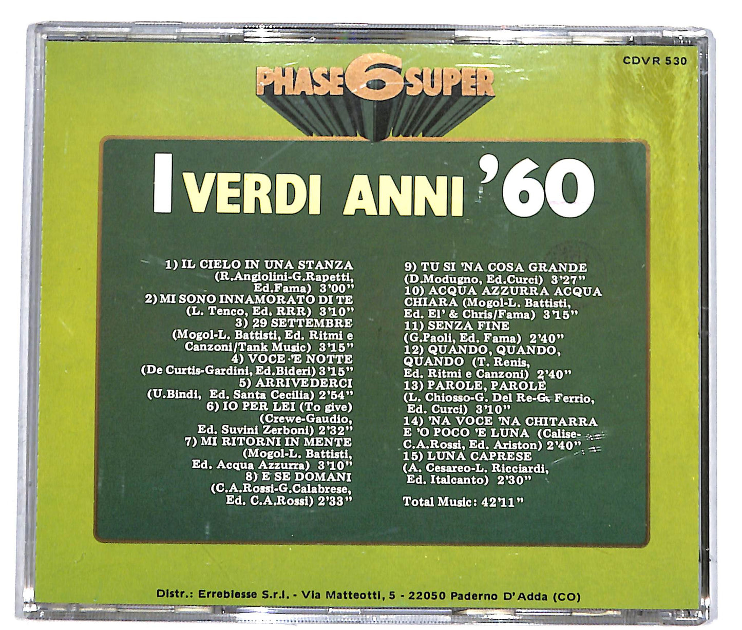 EBOND I Verdi Anni '60 CD CD041441