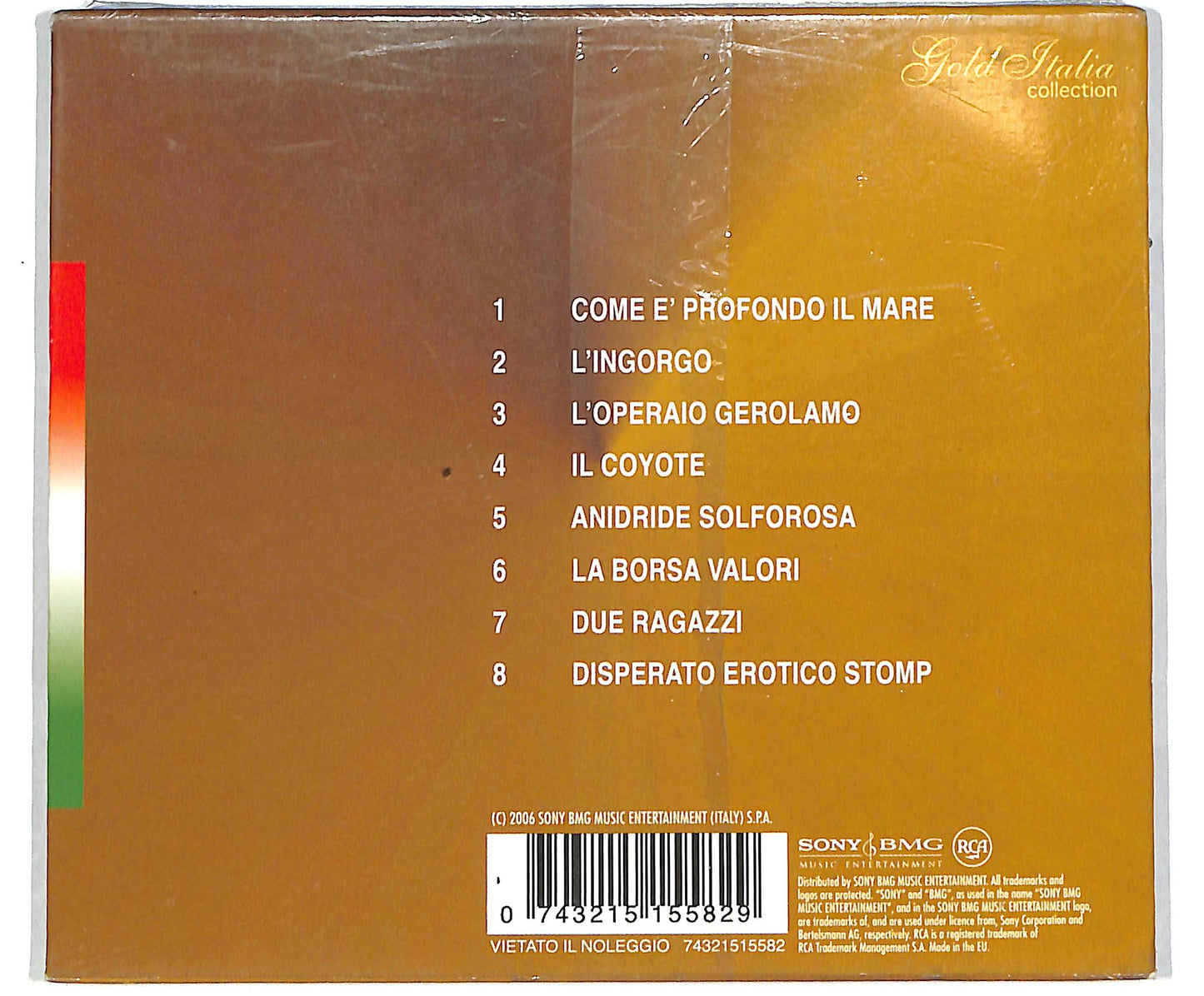 EBOND Lucio Dalla - Lucio Dalla CD CD041629