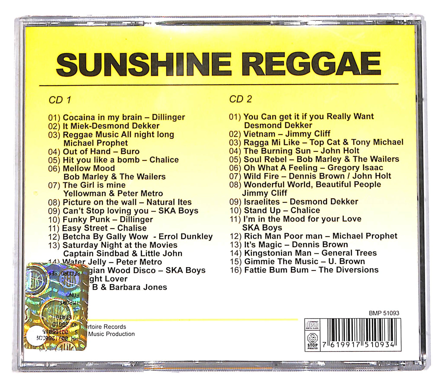 EBOND sunshine reggae CD CD041718