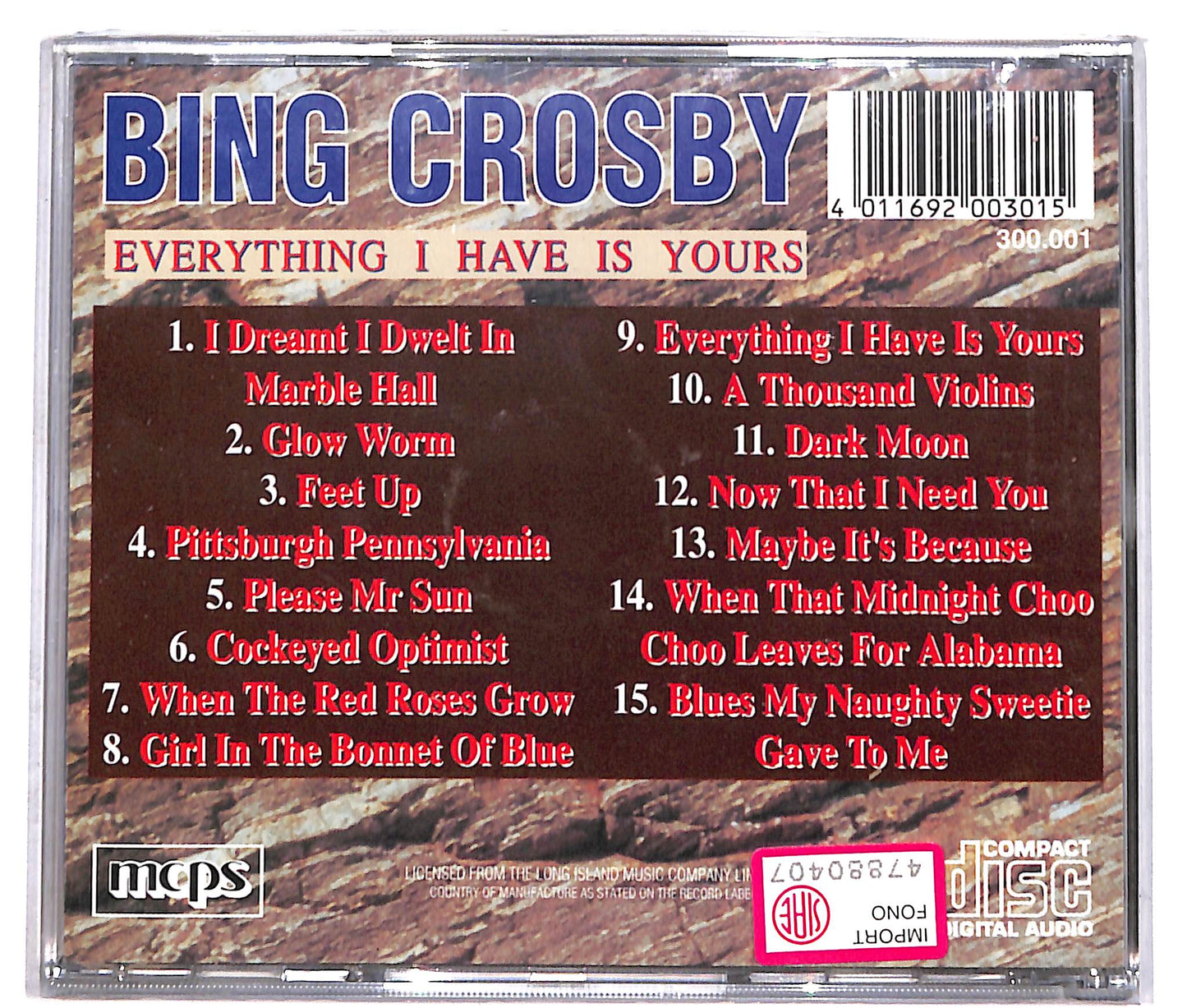 EBOND everything i have is yours CD CD041741