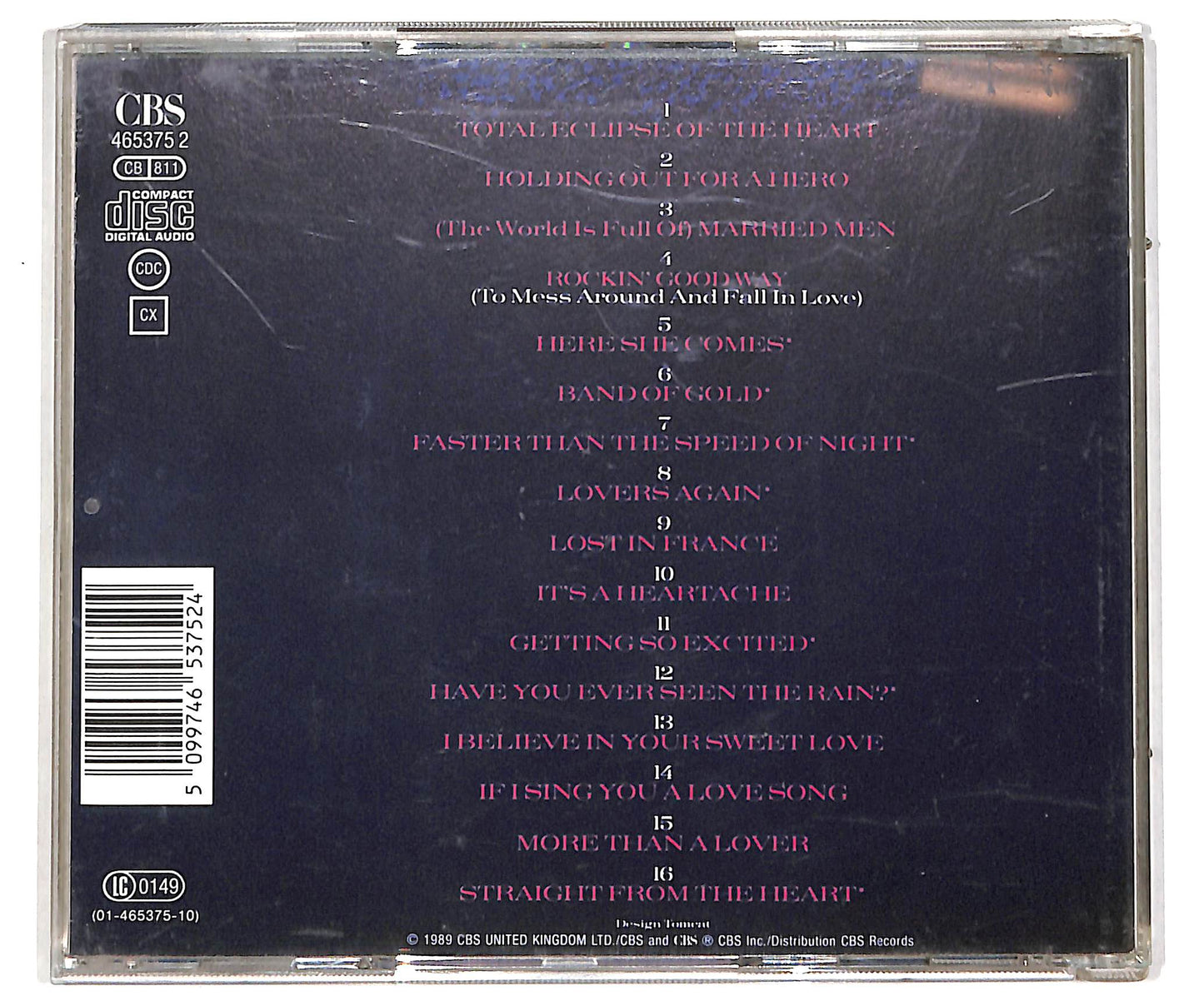 EBOND Bonnie Tyler - Greatest Hits CD CD041828