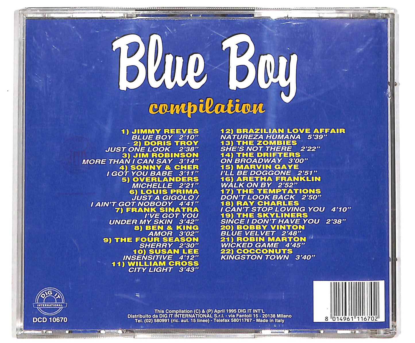 EBOND Blue Boy Compilation CD CD041830