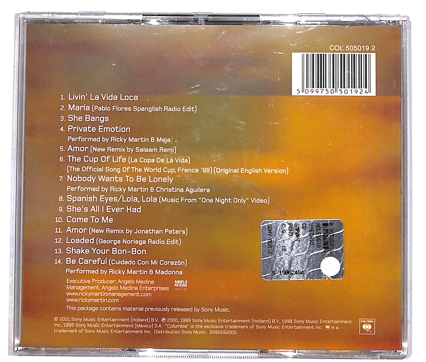 EBOND Ricky Martin - The Best Of Ricky Martin CD CD041938