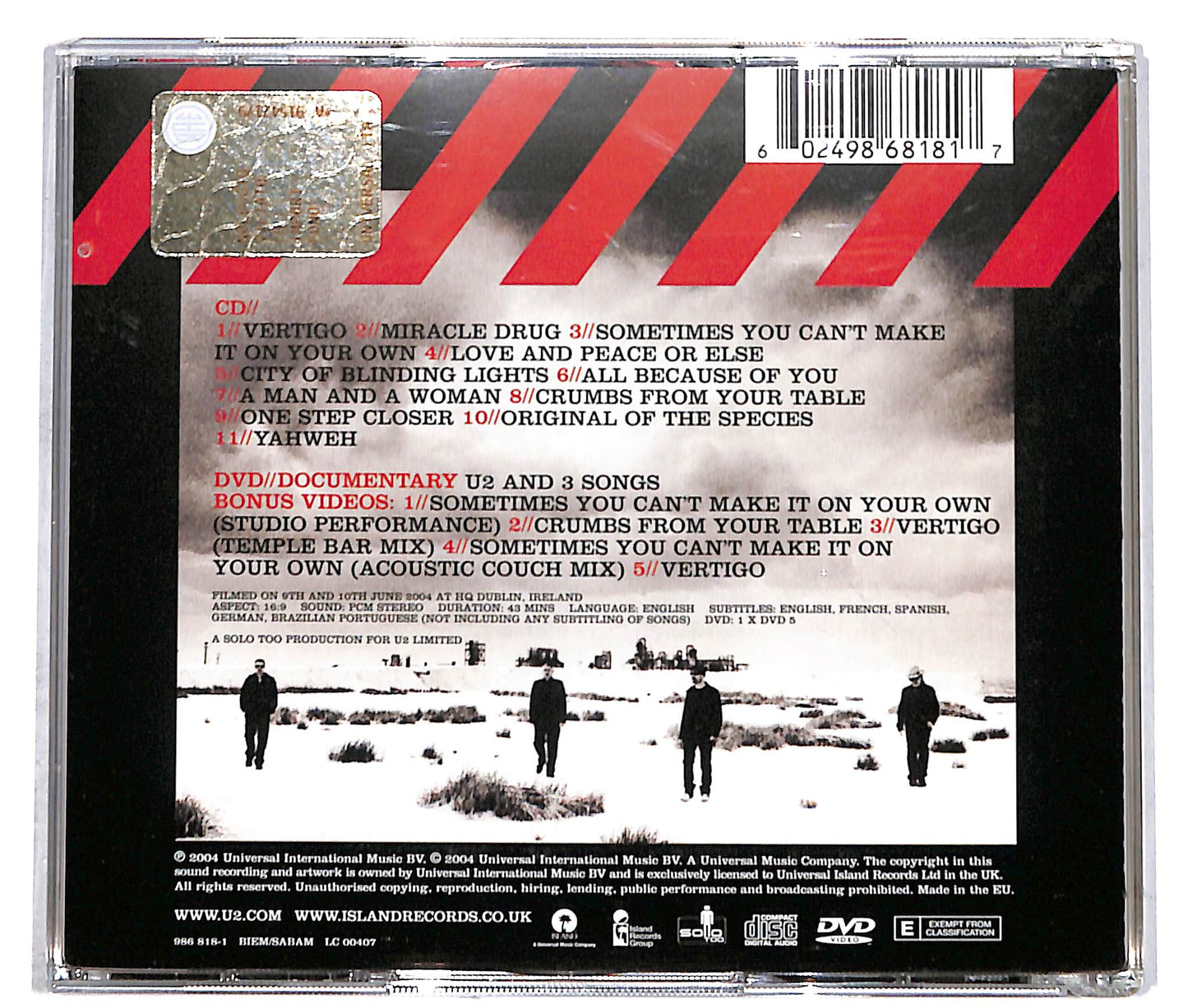 EBOND U2 - How To Dismantle An Atomic Bomb CD CD042055