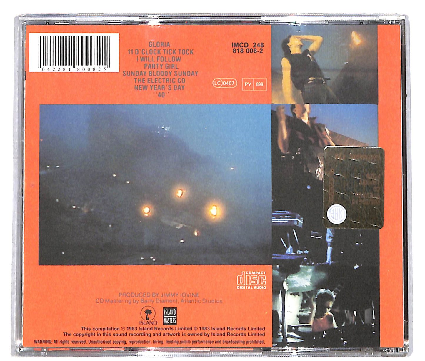 EBOND U2 - Under A Blood Red Sky CD CD042056