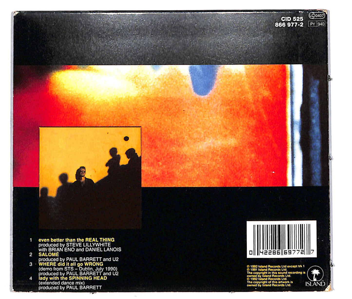EBOND U2 - Even Better Than The Real Thing CD CD042057