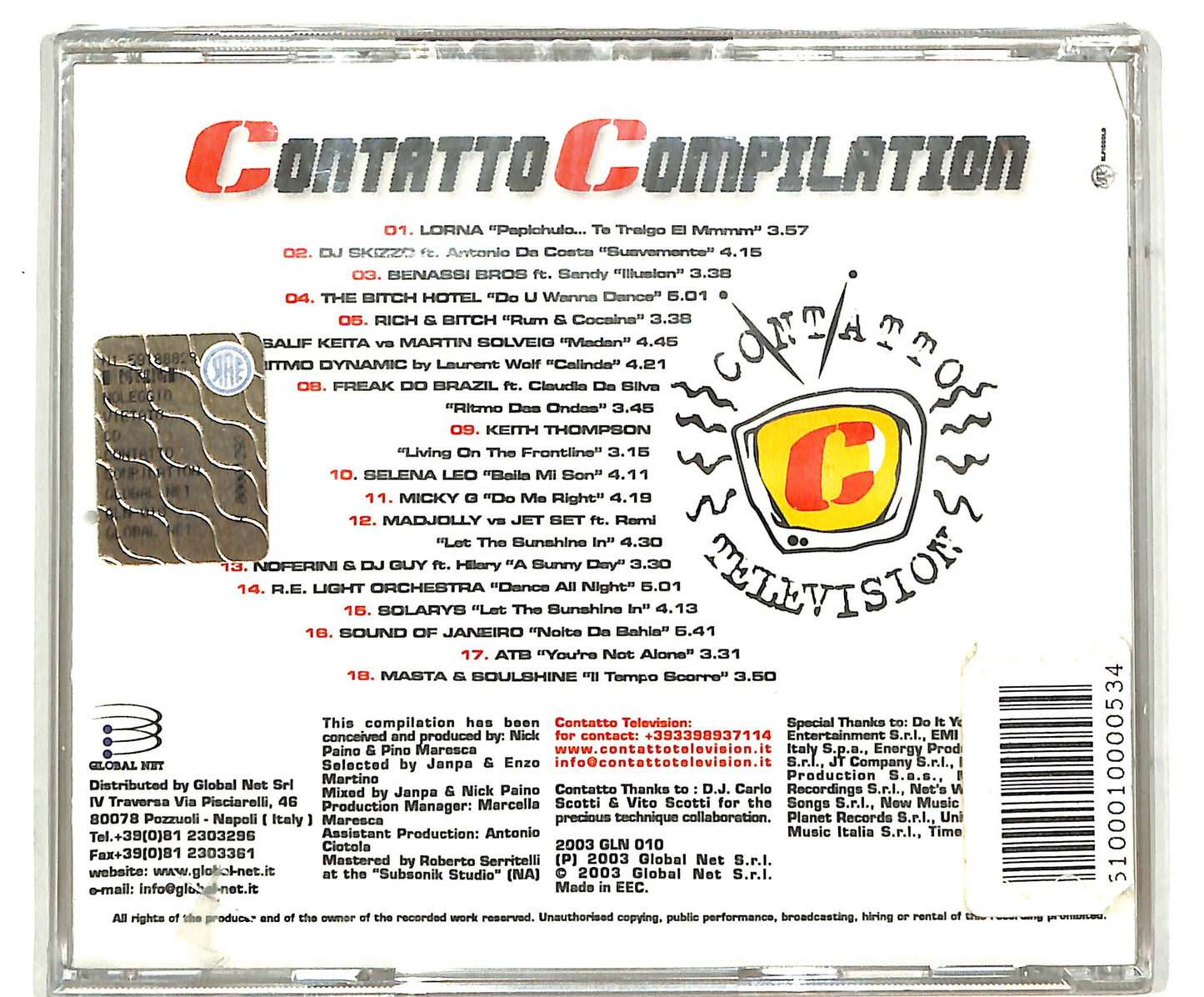 EBOND Contatto Compilation CD CD042106