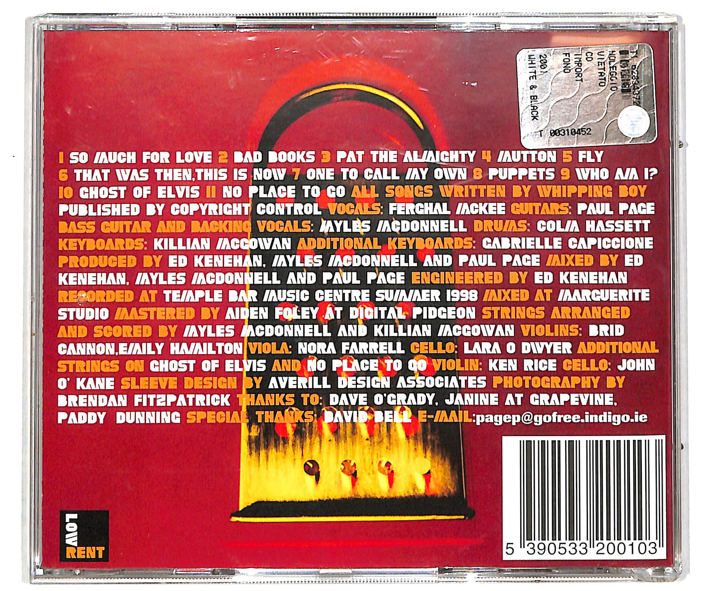 EBOND Whipping Boy - Whipping Boy CD CD042118