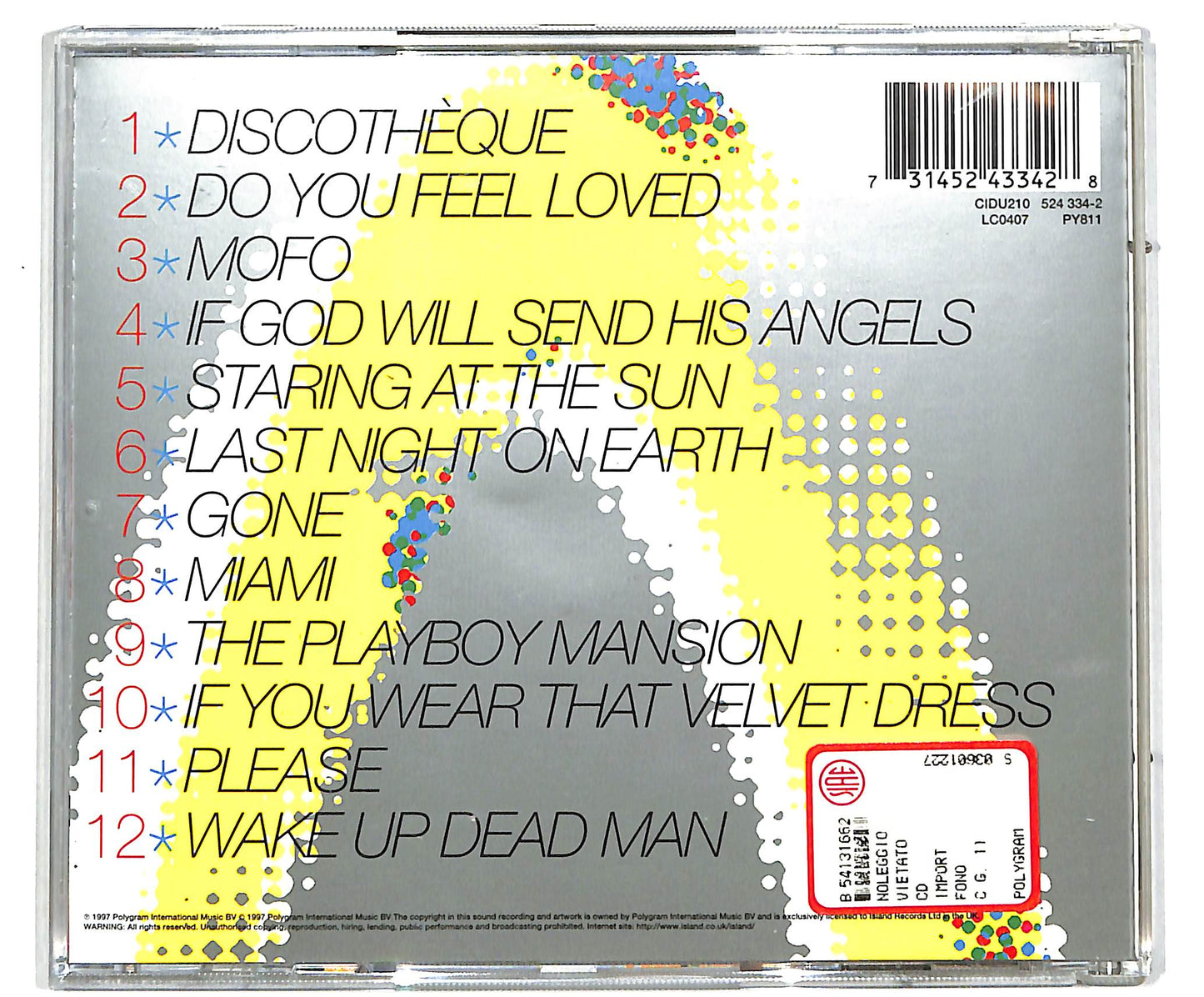 EBOND U2 - Pop CD CD042129