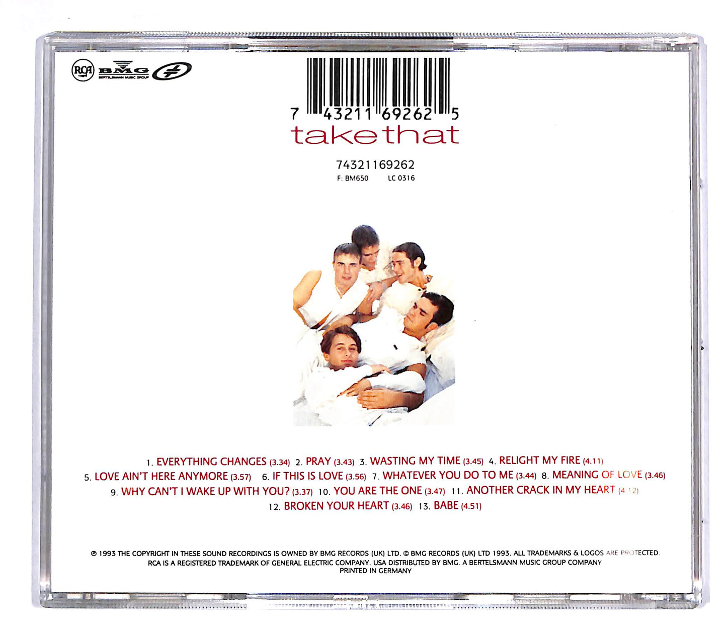 EBOND Take That - Everything Changes CD CD042326