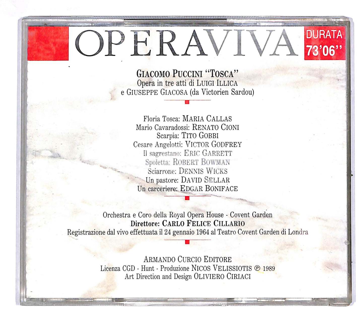 EBOND Puccini - Tosca EDITORIALE CD CD042351