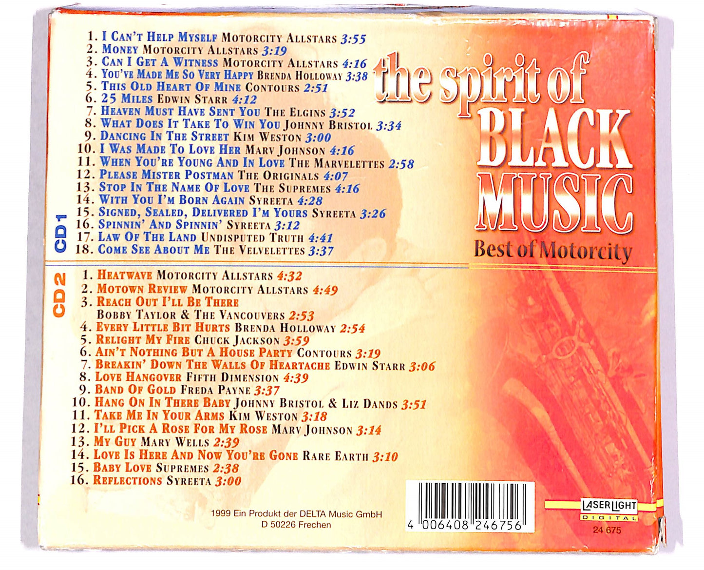 EBOND The Spirit of Black Music - Best of Motorcity (2 dischi) CD CD042505