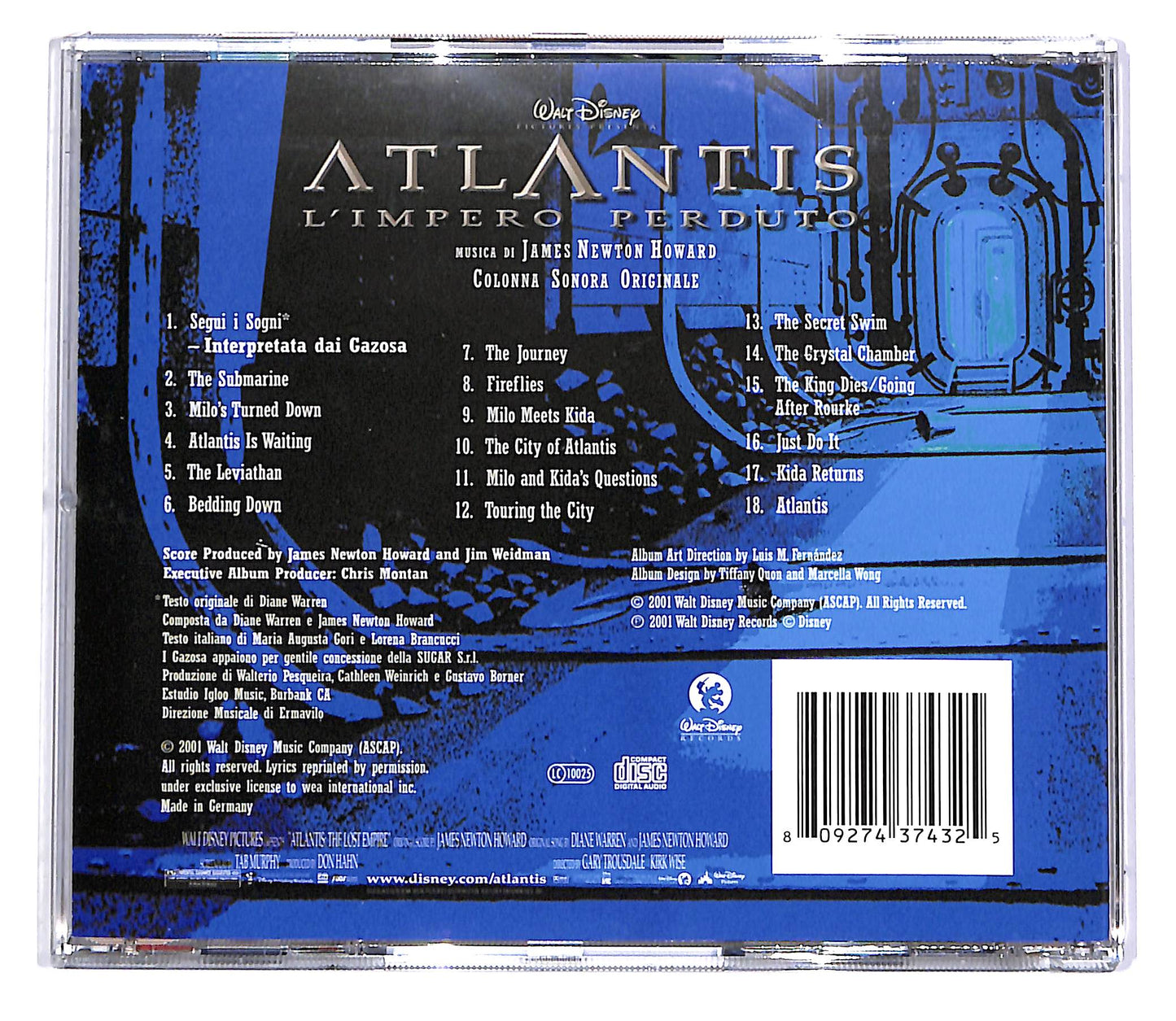 EBOND Atlantis - L'Impero Perduto - Colonna Sonora Originale CD CD042531