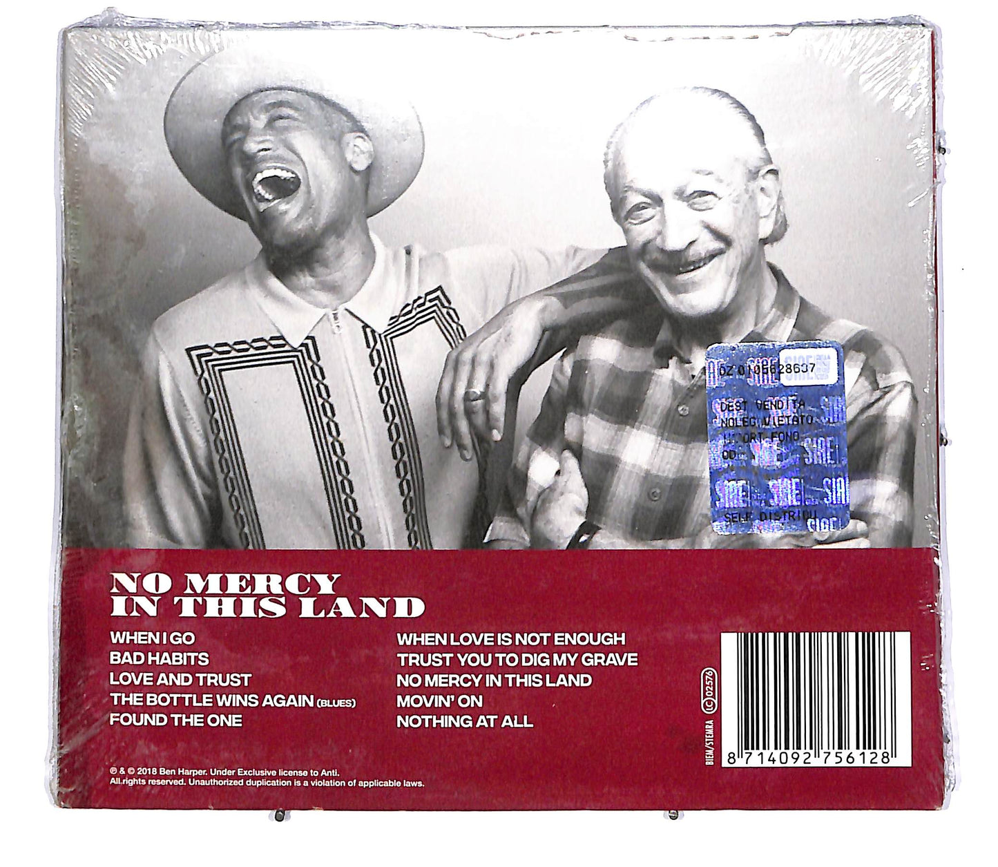 EBOND Ben Harper And Charlie Musselwhite - No Mercy In This Land CD CD042539