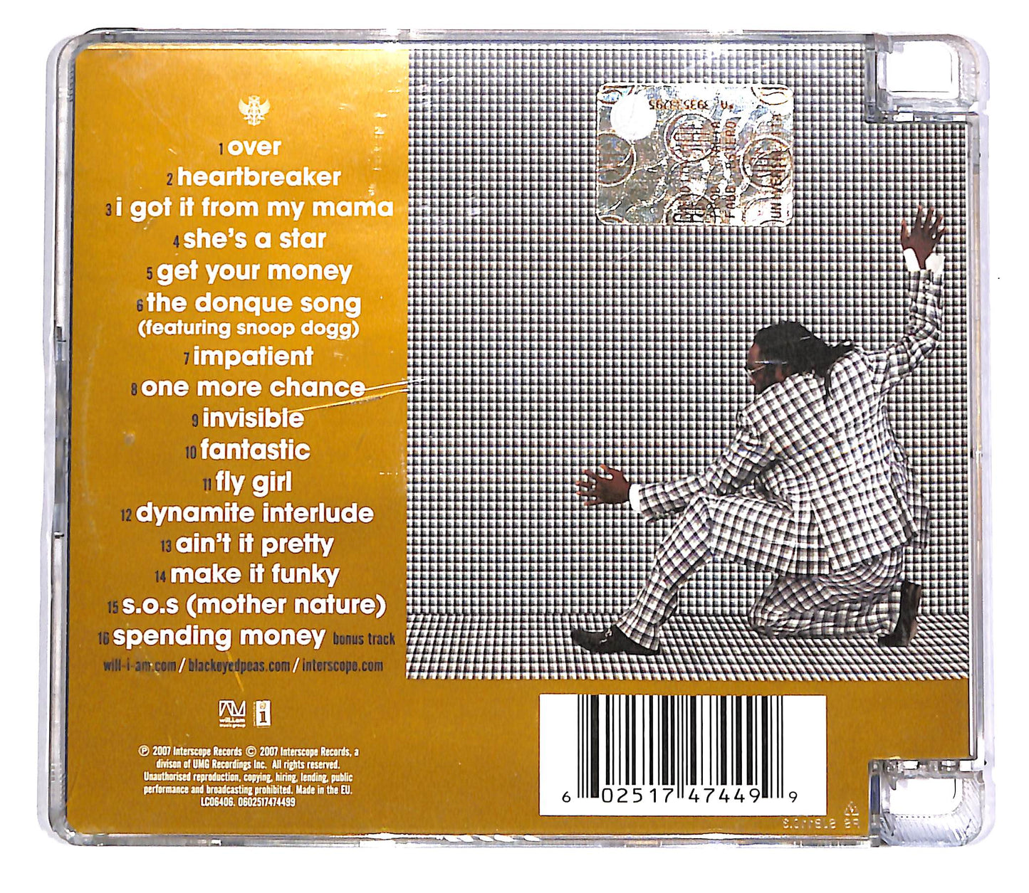 EBOND Will.I.Am - Songs About Girls CD CD042633