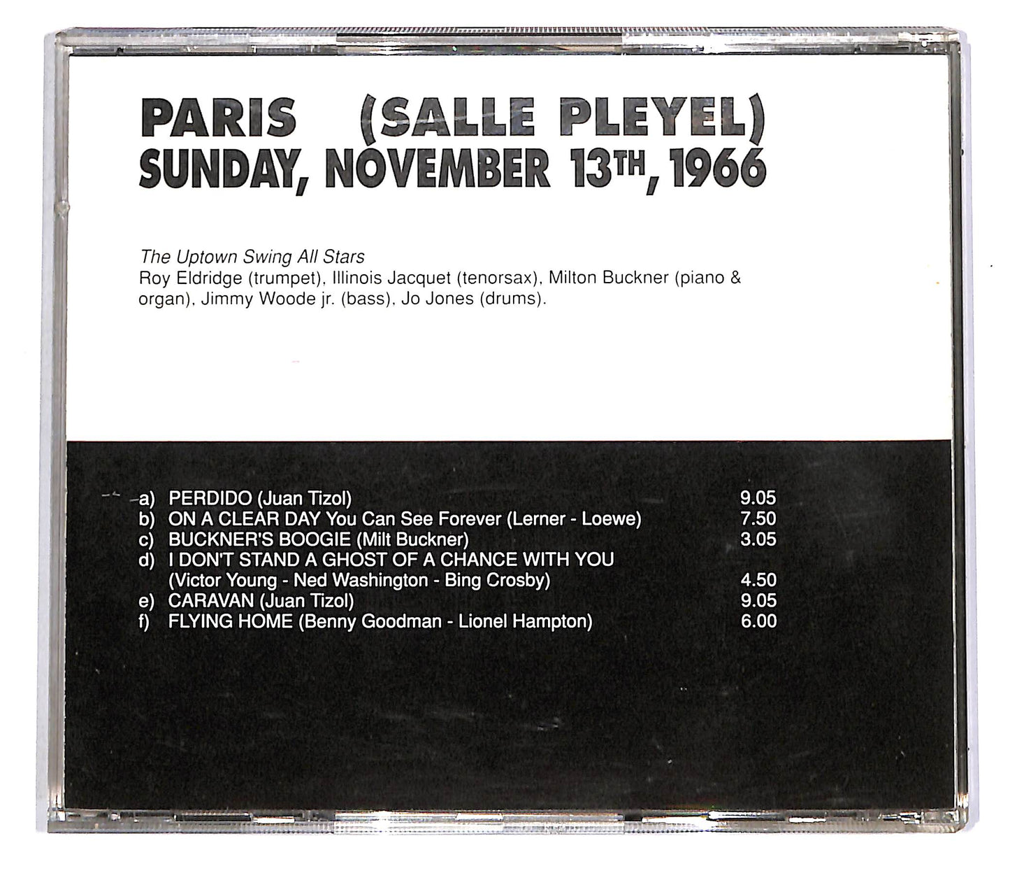 EBOND The Uptown Swing All Stars - Live EDITORIALE CD CD042726