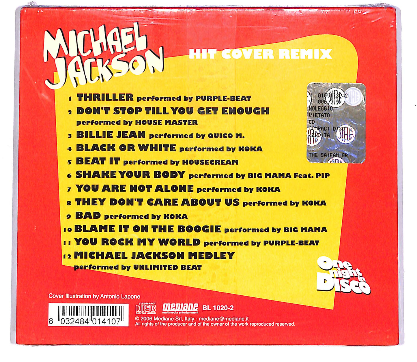EBOND Various - One Night In Disco - Michael Jackson CD CD042921
