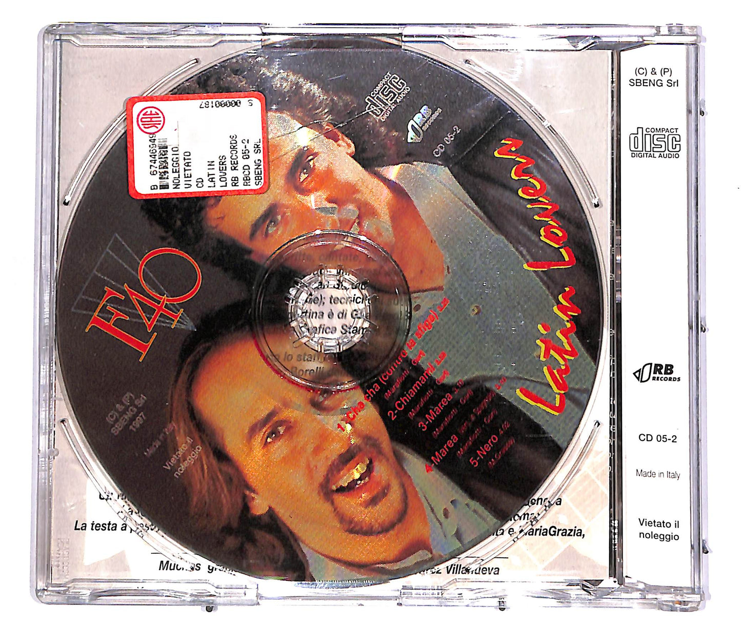 EBOND F40 - Latin Lovers EDITORIALE CD CD042934