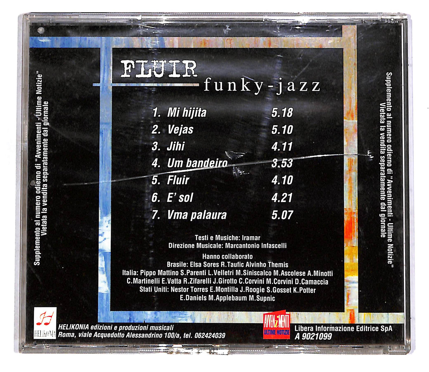 EBOND Iramar - Fluir (Funky-Jazz) EDITORIALE CD CD043037