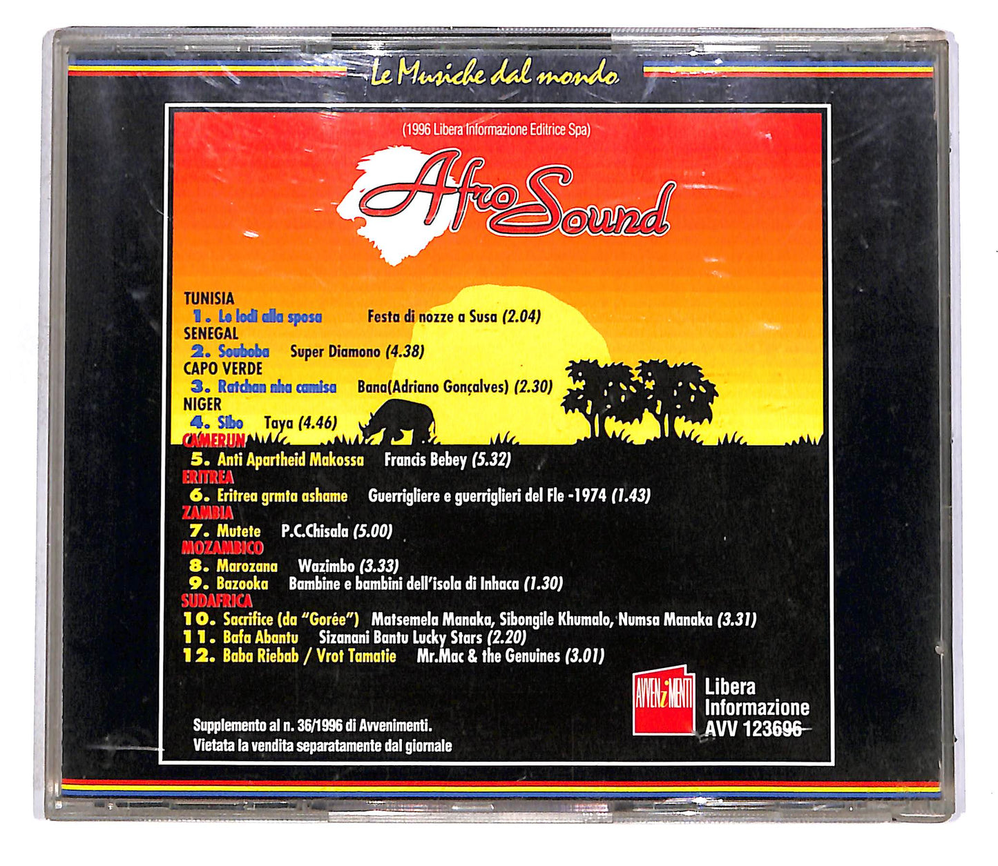 EBOND Afro Sound - Musiche e Danze Del Continente Nero EDITORIALE CD CD043040